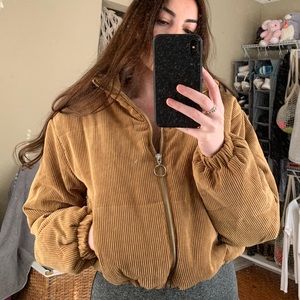Corduroy Puffer Jacket